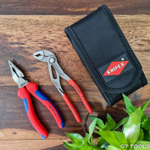 Bộ Kìm Knipex 00 20 72 V06 Gồm 08 22 145, 87 01 150 và Túi đeo hông