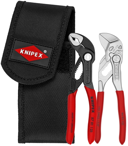 Bộ Kìm Knipex 00 20 72 V04 Gồm 87 01 125, 86 03 125 và Túi đeo hông