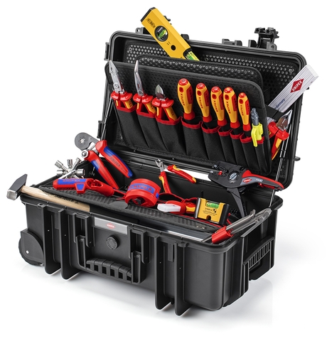 Va Ly Dụng Cụ Tool Case Knipex Robust26 Electric 00 21 33 E Gồm 23 Sản Phẩm (Mới 2023)