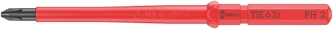 Wera Mũi Vít Bốn Cạnh PH2 Cách Điện VDE 62i Thay Đổi - Mã Sản Phẩm 006511