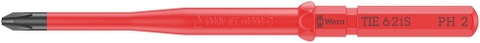 Wera Mũi Vít Slim Bốn Cạnh PH2 Cách Điện VDE 62 iS Thay Đổi - Mã Sản Phẩm 006513