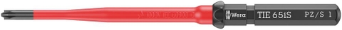 Wera Mũi Vít Slim PZ/S 1 Cách Điện VDE 65 iS Thay Đổi - Mã Sản Phẩm 006530