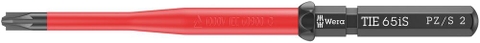 Wera Mũi Vít Slim PZ/S 2 Cách Điện VDE 65 iS Thay Đổi - Mã Sản Phẩm 006531
