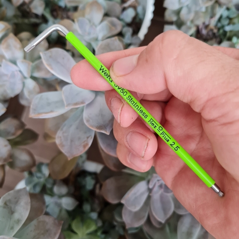 Lục Giác Wera Size 2.5mm - Chất Liệu Thép Không Gỉ Dòng 3950 SPKL 022662