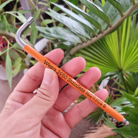 Lục Giác Wera Size 5.0mm - Chất Liệu Thép Không Gỉ Dòng 3950 SPKL 05022665001