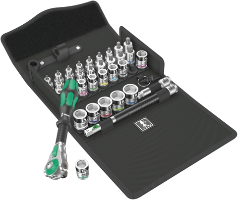 Bộ Wera 8100 SB All-in Zyklop Speed Ratchet 3/8