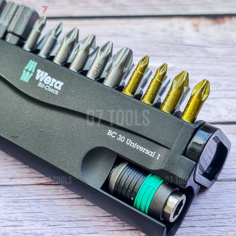 Bộ Đầu Bits WERA Bit-Check 30 Universal 1 - Chuẩn 1/4