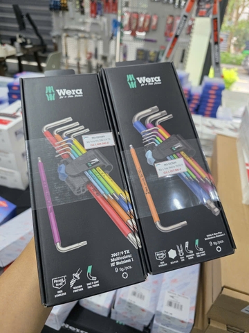 Combo Bộ Lục Giác & Bộ Hoa Thị Wera Bằng Thép Không Gỉ