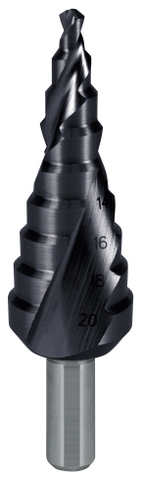 Khoan Tầng Spiral 4-20mm Ruko Mạ Tím Titan Alu