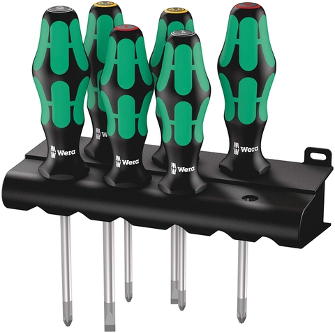 Wera 105650 - Bộ Tô Vít Kraftform Plus 334/6 Mũi Khắc Lazer 6 Cây