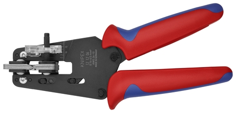Kìm Knipex 12 12 06 Tách Vỏ Cáp PTFE, silicone, Radox®, Kapton®, Cao Su