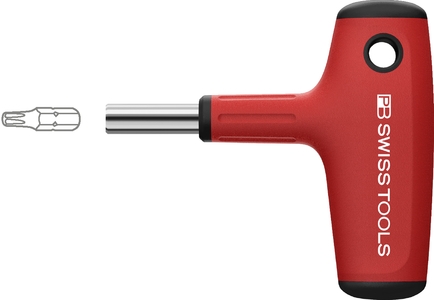 PB Swiss Tools 1254.10-30 Tay Siết Chữ T Có Nam Châm Gắn Mũi Bits 1/4