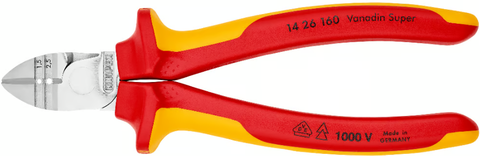 Kìm Knipex 14 26 160 Tuốt Dây 1.5mm và 2.5mm Cán Cầm Cách Điện 1000 Volt