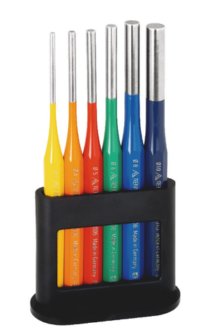 Bộ Pin Đóng (Pin Punches) Rennsteig 425 560 6 RC nhiều màu sắc, Độ Cứng 58-60 HRC