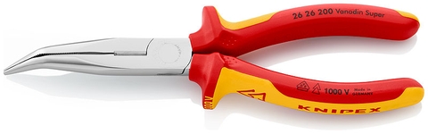 Kìm Nhọn Knipex 26 26 200 Mũi Cong 40° Chiều Dài 200mm