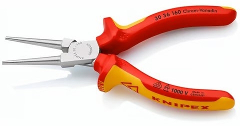 Kìm Mũi Nhọn KNIPEX 30 36 160 Long Nose Pliers