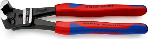 Knipex 61 02 200 Kìm Cắt Càng Cua  Cộng Lực Bolt End Cutting Chiều Dài 200mm