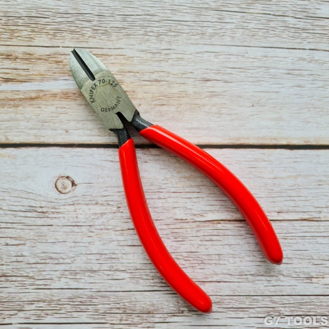 Kìm Cắt Mũi Thon Knipex 70 01 125 Chiều Dài 125mm Cắt Thép Ø 2.3 mm