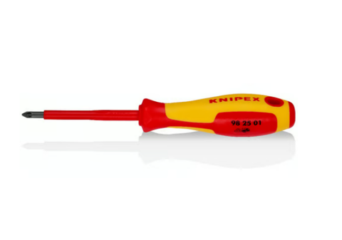 Knipex 98 25 02 - Tua vít PZ 2 Cách điện 1000 Volt, Chiều dài 212mm