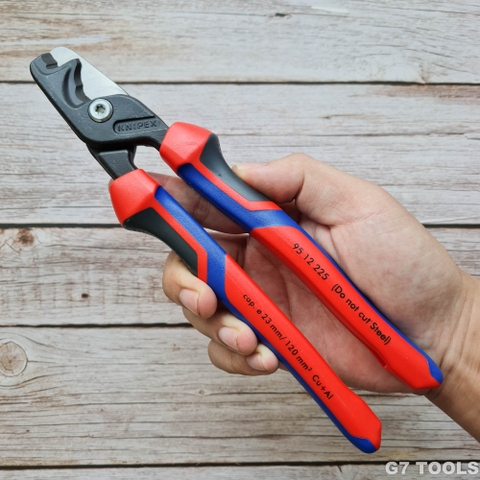 KNIPEX StepCut XL 95 12 225 - Kìm Cắt Cáp Điện Đồng & Nhôm Lực Cao