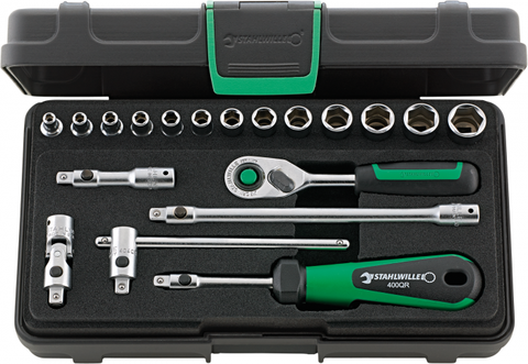Bộ Khẩu Stahlwille 19 Chi Tiết, Size 1/4