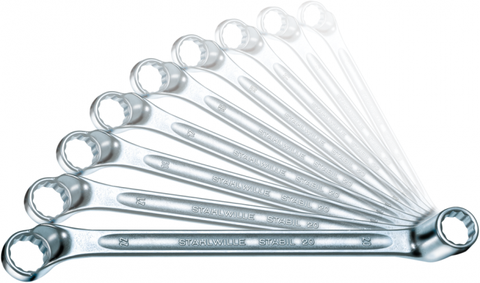 Bộ Cờ Lê 9 Chi Tiết Stahlwille STABIL 96410409 Hai Đầu Tròng Nghiêng 75°