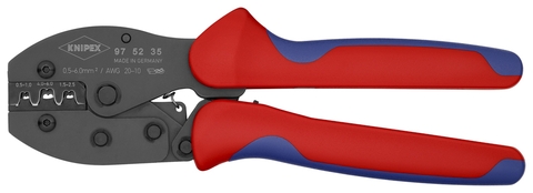 Kìm Bấm Cos Knipex PreciForce 97 52 35 Ép Cos Thìa Nối 0.5- 6.0 mm²