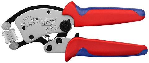 Kìm Bấm Cos KNIPEX Twistor 16 - 97 53 18 Ép Cos Pin Rỗng 0.14 - 16 mm²