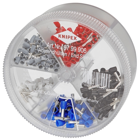 Hộp Đầu cos Pin Rỗng Knipex Wire Ferrules 97 99 906