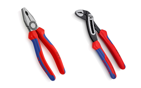 Bộ Kìm Cơ Bản Gia Đình 2 Cây Chiều Dài 180mm 03 02 180 và Kìm Nước 88 02 180