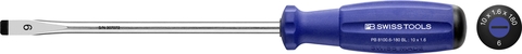 Tua Vít Dẹp 10.0mm PB Swiss Tools 8100.6-180 BL Rainbow Xanh Dương