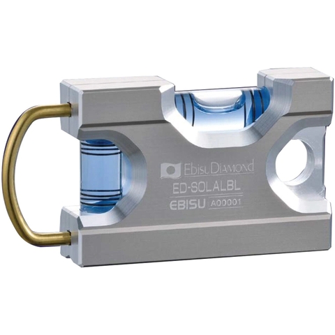 Thước Thủy Nivo Nhôm CNC Ebisu Solid Level Alpha ED-SOLALBL Nhật Bản