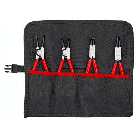 Bộ Kìm Mở Phe Knipex 00 19 56 Gồm 4 Chiếc Mũi Thẳng Trong Túi Vải
