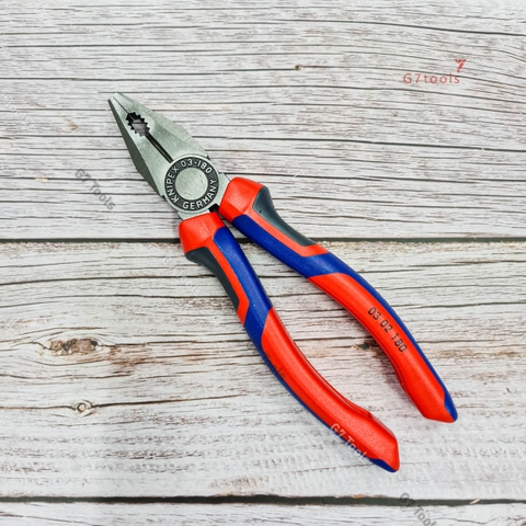 Kìm Bằng Đa Năng Knipex 03 02 180 Lưỡi Cắt Tôi 60 HRC Chiều Dài 180mm