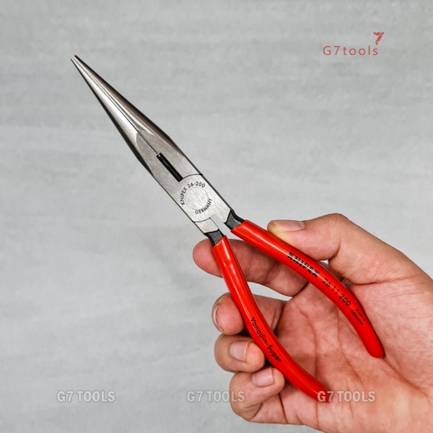 Kìm Nhọn Knipex 26 11 200 Mũi Đàn Hồi, Lưỡi Cắt 61 HRC, Chiều Dài 200mm