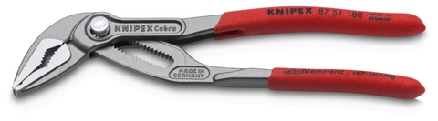 Knipex Cobra 87 51 180 - Kìm Nước Cobra ES Đầu Thon Mở đến Ø32mm