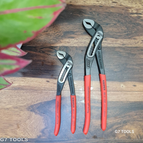 Knipex 00 31 20 V02 Bộ Kìm Gồm 2 Cây Alligator 88 01 180, 88 01 250 Đóng Trong Vỉ Nhựa