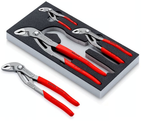 Bộ Kìm Mỏ Quạ KNIPEX Cobra 00 20 01 V23 Gồm 4 Cây