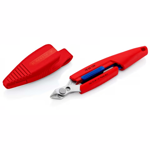 Kìm Cắt Linh Kiện Slim Knips Knipex 78 03 150 V01 Có Nắp Nhựa Holster