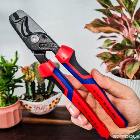 KNIPEX StepCut XL 95 12 225 - Kìm Cắt Cáp Điện Đồng & Nhôm Lực Cao