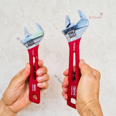 Mỏ Lết Lobster UM49XD Hybrid Ngàm Mở 12-49mm Tay Cầm Bọc Nhựa - Sản Xuất Nhật Bản