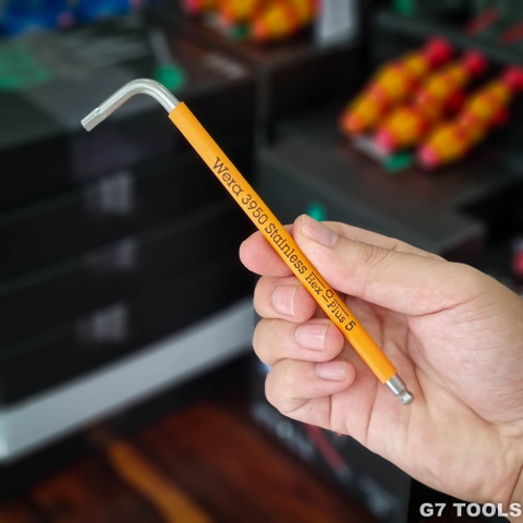 Lục Giác Wera Size 5.0mm - Chất Liệu Thép Không Gỉ Dòng 3950 SPKL 05022665001