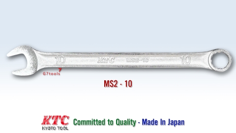 Cờ Lê Đầu Tròng KTC MS2-10 Size 10mm_Tròng Nghiêng Góc 15° - Sản Xuất Tại Nhật Bản