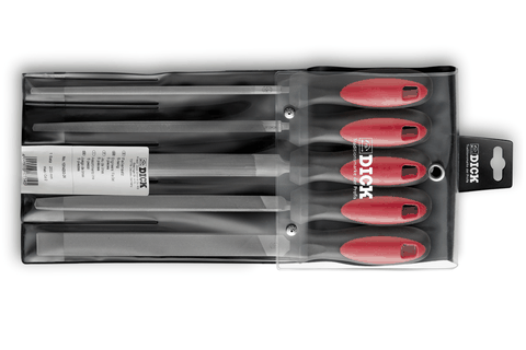 Bộ Dũa Cao Cấp Dick 5 Chiếc Cán Nhựa Cứng Chiều Dài 200mm