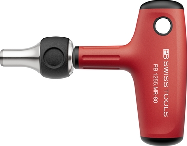PB Swiss Tools 1255.MR-80 Thanh Chữ T Đảo Chiều Ratchet Gắn Mũi Bits 1/4