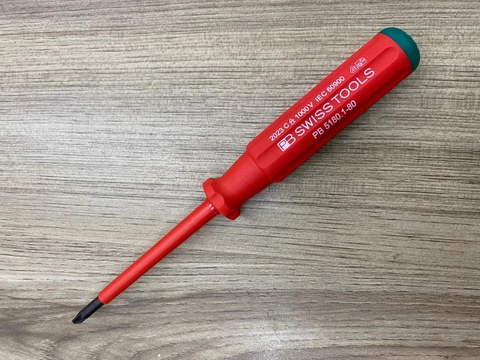 Tua Vít Mũi Kết Hợp PZ & Dẹp Size 1 Mở Ốc CB, Ốc Cơ Khí PB Swiss Tools 5180.1-80