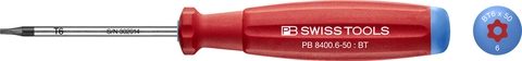 Tua Vít Hoa Thị Torx Có Lỗ T6 Tay Cầm Đỏ PB Swiss Tools 8400.B 6-50