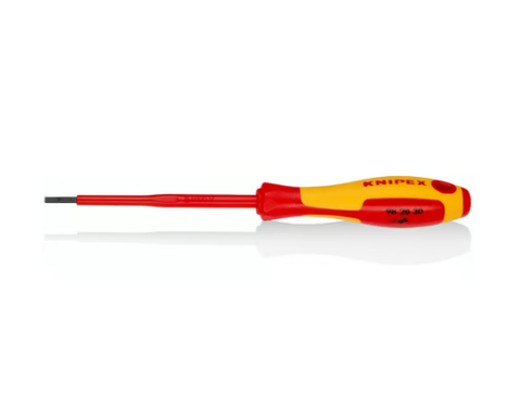 Tua Vít Knipex 98 20 30 Mũi Dẹp 3.0mm Cách Điện 1000 Volt