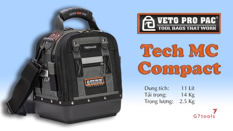Túi VETO Tech MC Compact Đế Cao Su Đúc Chống Nước Dày 3.0mm