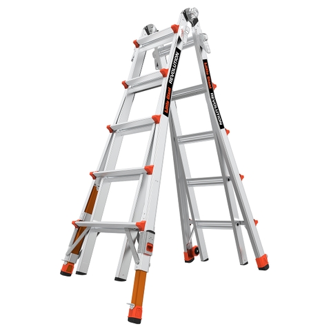 Revolution 13122-801 Thang Nhôm Little Giant 5 Bậc Chân Cân Bằng - Nhập Khẩu Mỹ